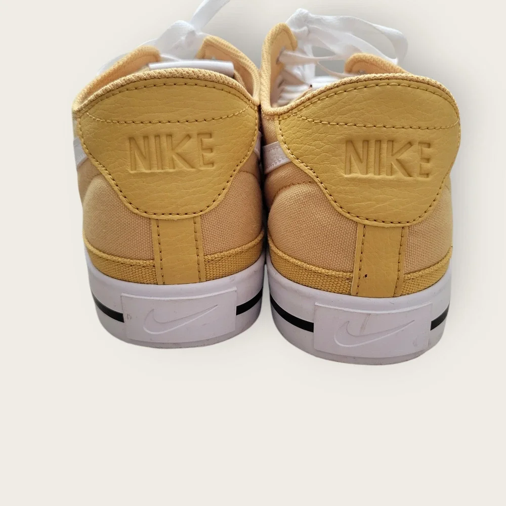 Nike Court Legacy Canvas Sanded Gold Sneakers Men Sz 11 CW6539-700 - Picture 7 of 16